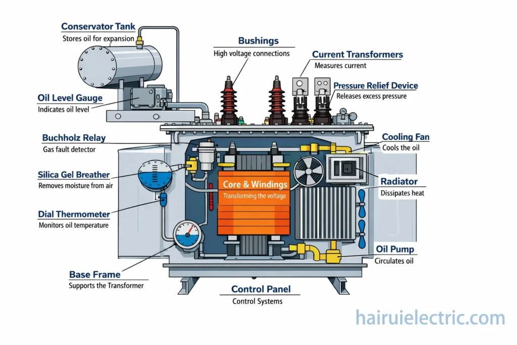 Oil Immersed Distribution Transformer Working Principle