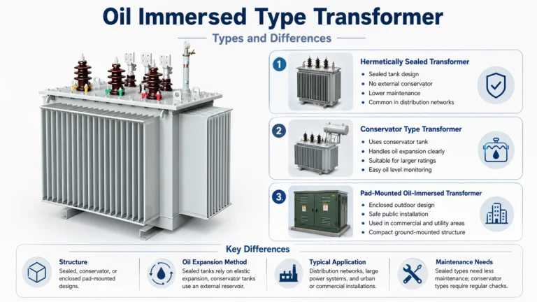 Oil Immersed Transformer Type Difference Complete Guide
