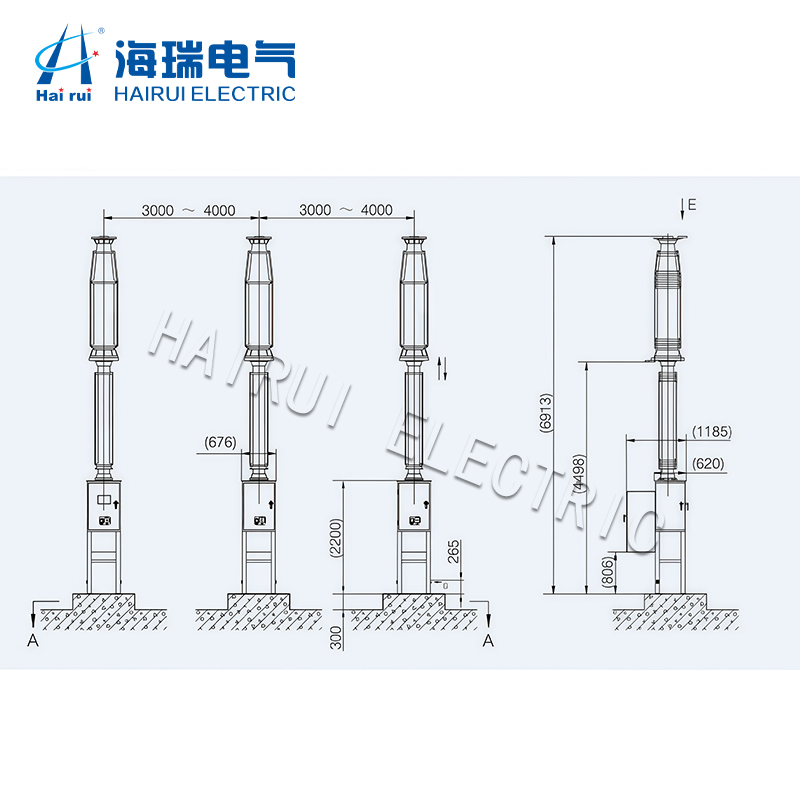 High Quality 252kv Power Frequency Withstand Voltage Reliable Split Sf6 Outdoor High Voltage Sulfur Hexafluoride Circuit Breaker (2)