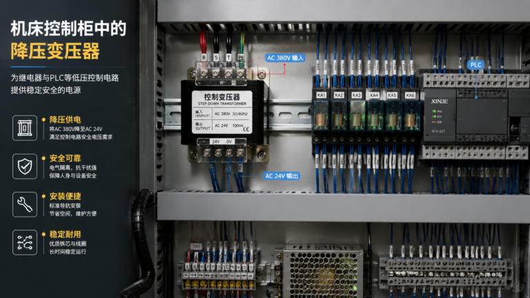 Step-Down Transformers for Machine Tools: Working Principles & Selection