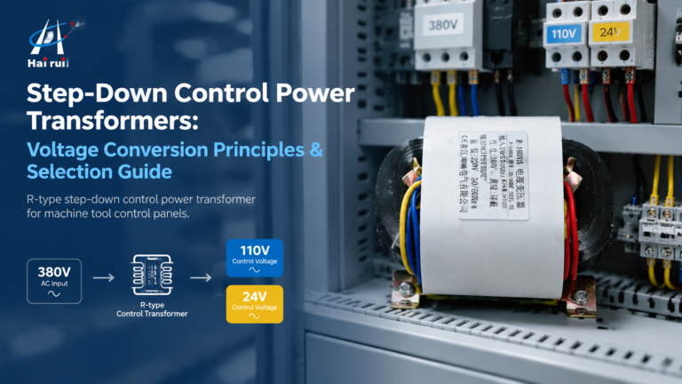 Step-Down Control Power Transformers: Voltage Conversion Principles & Selection Guide