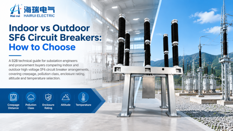 Indoor vs Outdoor SF6 Circuit Breakers: How to Choose