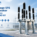 High voltage SF6 circuit breaker voltage classes from 12 kV to 800 kV with outdoor substation breakers