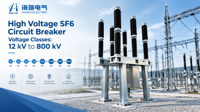 High Voltage SF6 Circuit Breaker Voltage Classes: 12 kV to 800 kV