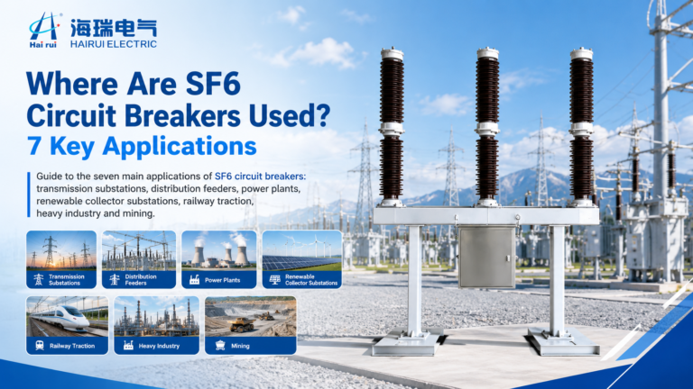Where Are SF6 Circuit Breakers Used? 7 Key Applications