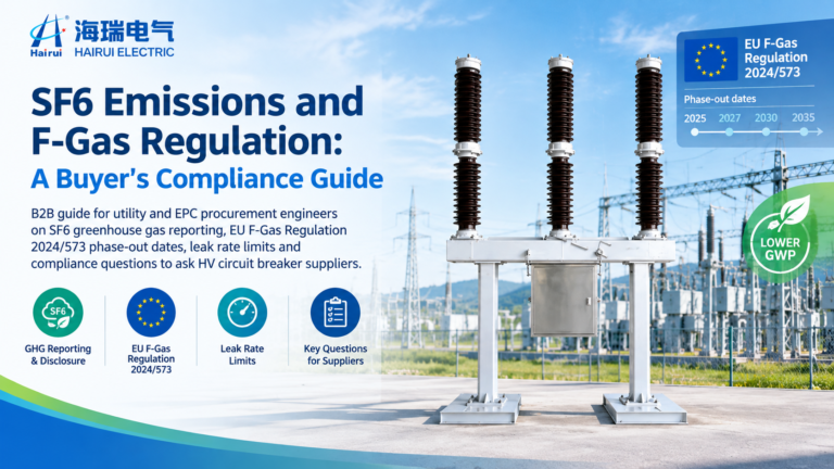 SF6 Emissions & F-Gas Regulation: Compliance Guide for Circuit Breaker Buyers